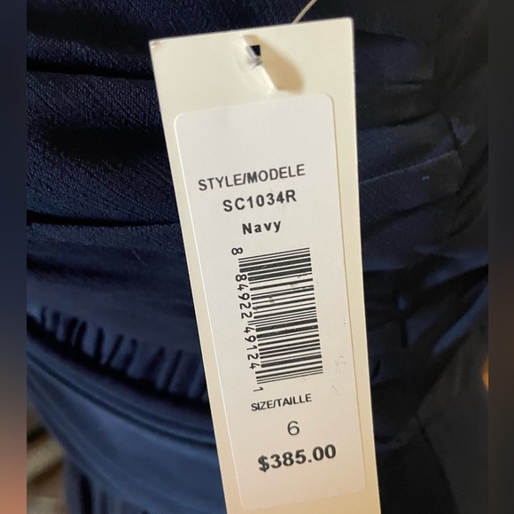 Badgley Mishka navy dress sz 6 - Picture 4 of 9